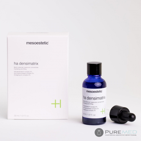 mesoestetic сыворотка с сильным увлажнением для лица ha densimatrix гиалуроновая кислота увлажняет, укрепляет и разглаживает