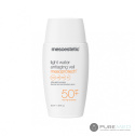 Mesoestetic Light Water Anti-Aging SPF50, 50 мл жидкая эмульсия для лица, защитный крем с фильтром spf, высокая степень защиты
