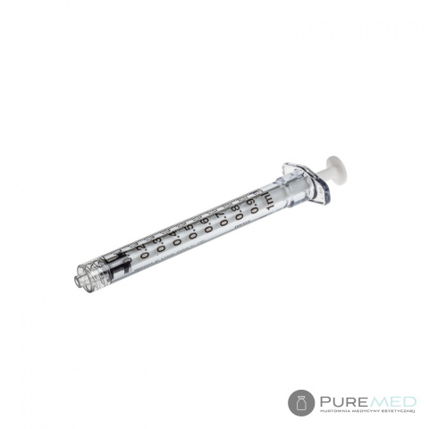 Strzykawki do medycyny estetynczej luer lock 1ml 100 szt.