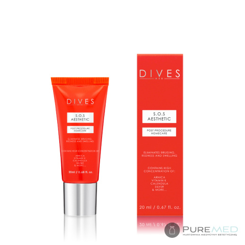 DIVES MED S.O.S AESTHETIC ARNICA GEL krem-żel intensywnie łagodzący podrażnienia i zasinienia 20ml
