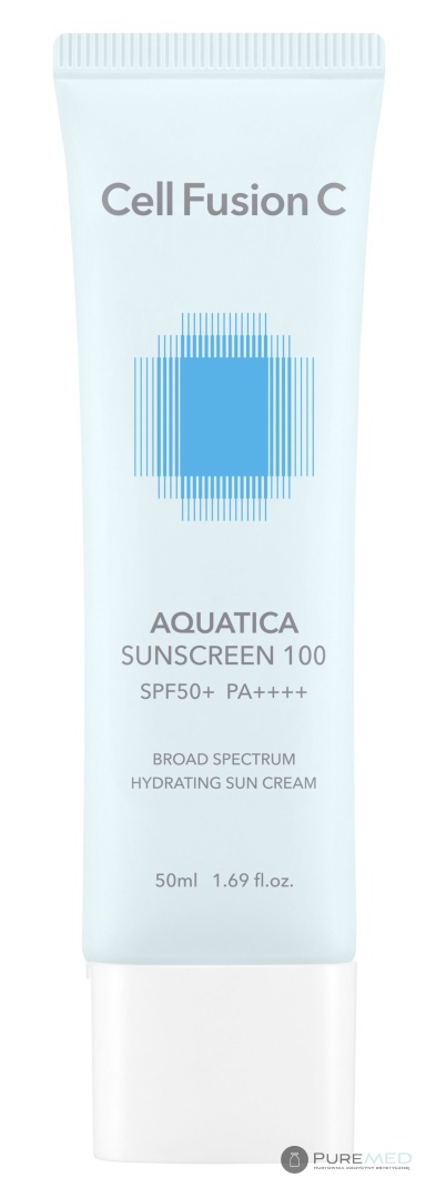 Cell Fusion C Aquatica Sunscreen SPF 50+/PA+++ – Krem nawilżający dla skóry suchej i wrażliwej 50 ml 
