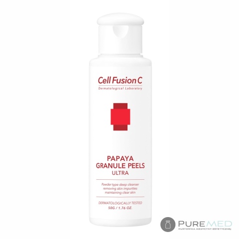 Cell Fusion C Papaya Granule Peels ULTRA – Enzymatic peeling for all skin types, including sensitive 50 ml
