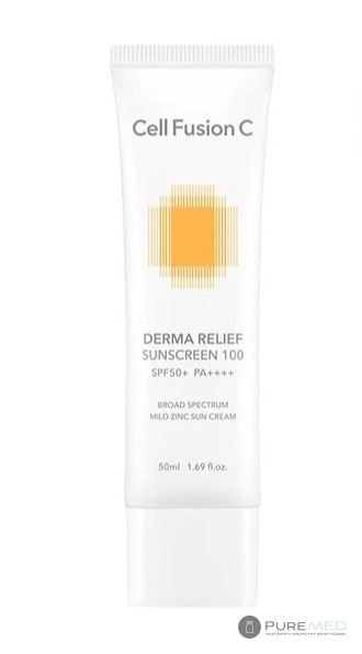 Cell Fusion C Derma Relief Sunscreen100 – Krem nawilżający dla całej rodziny 50 ml