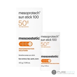 Ochronny sztyft przeciwsłoneczny 100+ Mesoestetic Sun Protective Repairing Stick 100+ ochronny przeciwsłoneczny sztyft