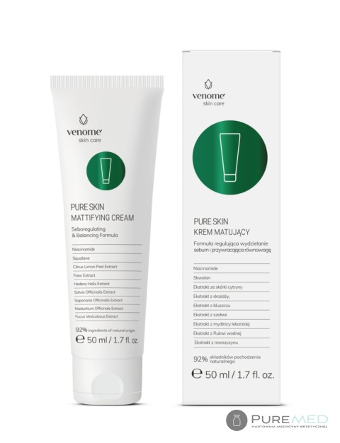 Venome Pure Skin – Mattifying Cream 50 ml